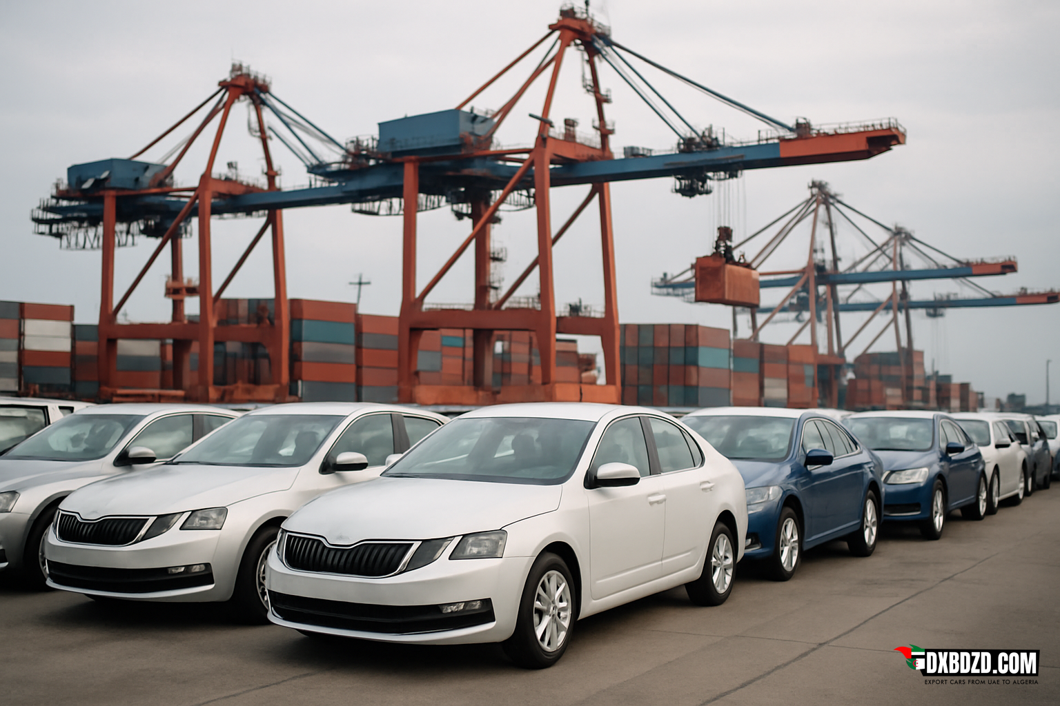 Navigating Through the Process of Car Export from UAE to North Africa
