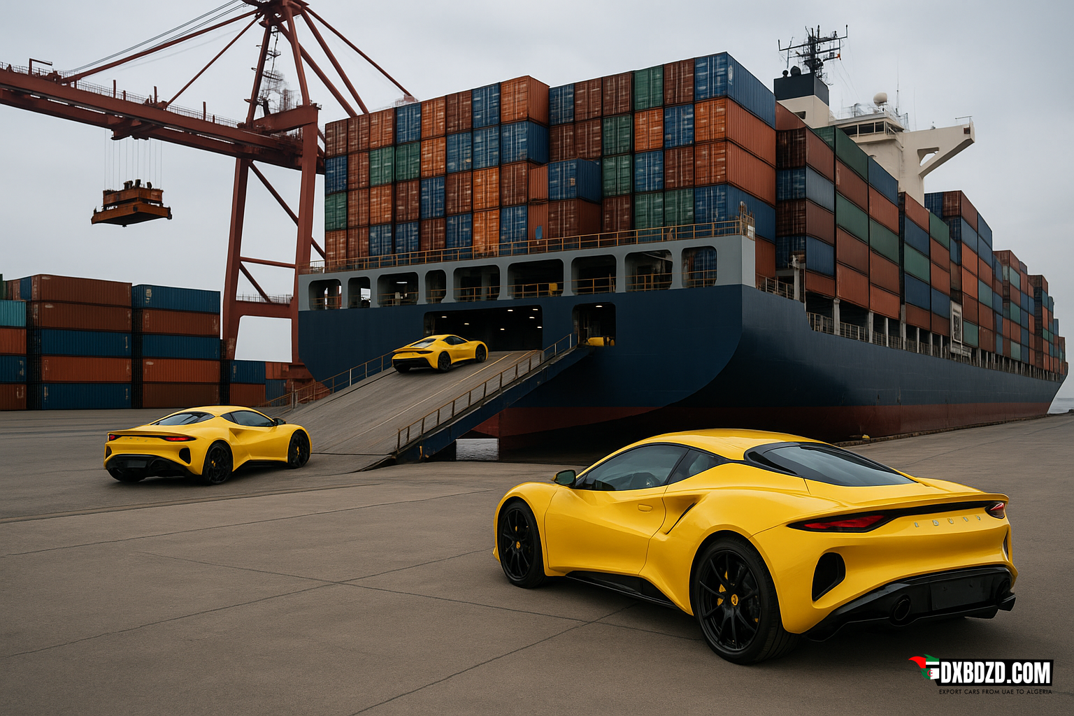 The Economic Impact of Car Exports from UAE/Dubai and China to Algeria