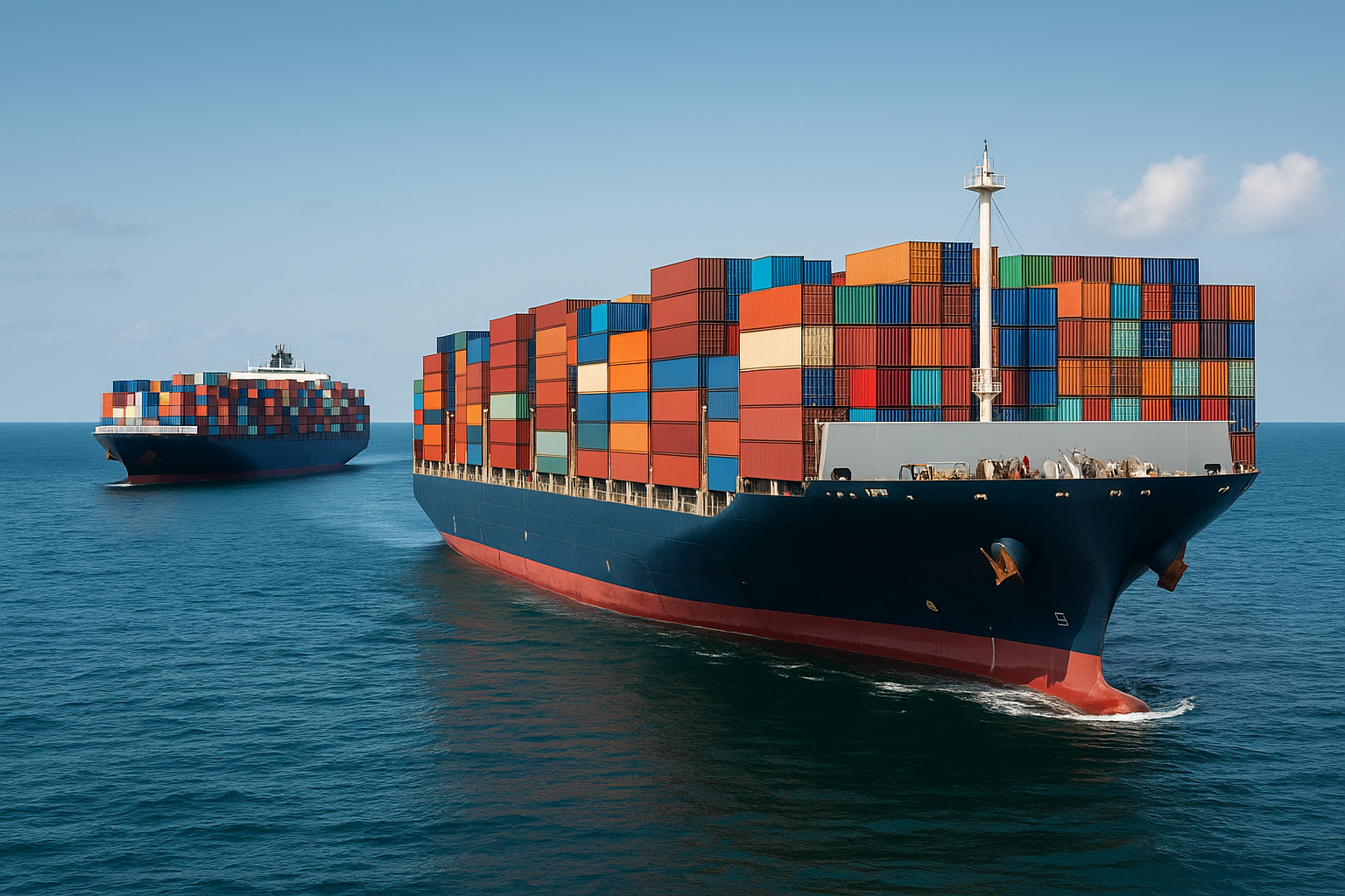 Sea container shipping